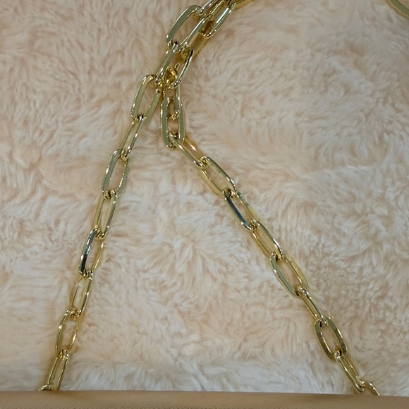 Lilly Pulitzer Gold Crossbody Bag with Floral Accent - Picture 5 of 6